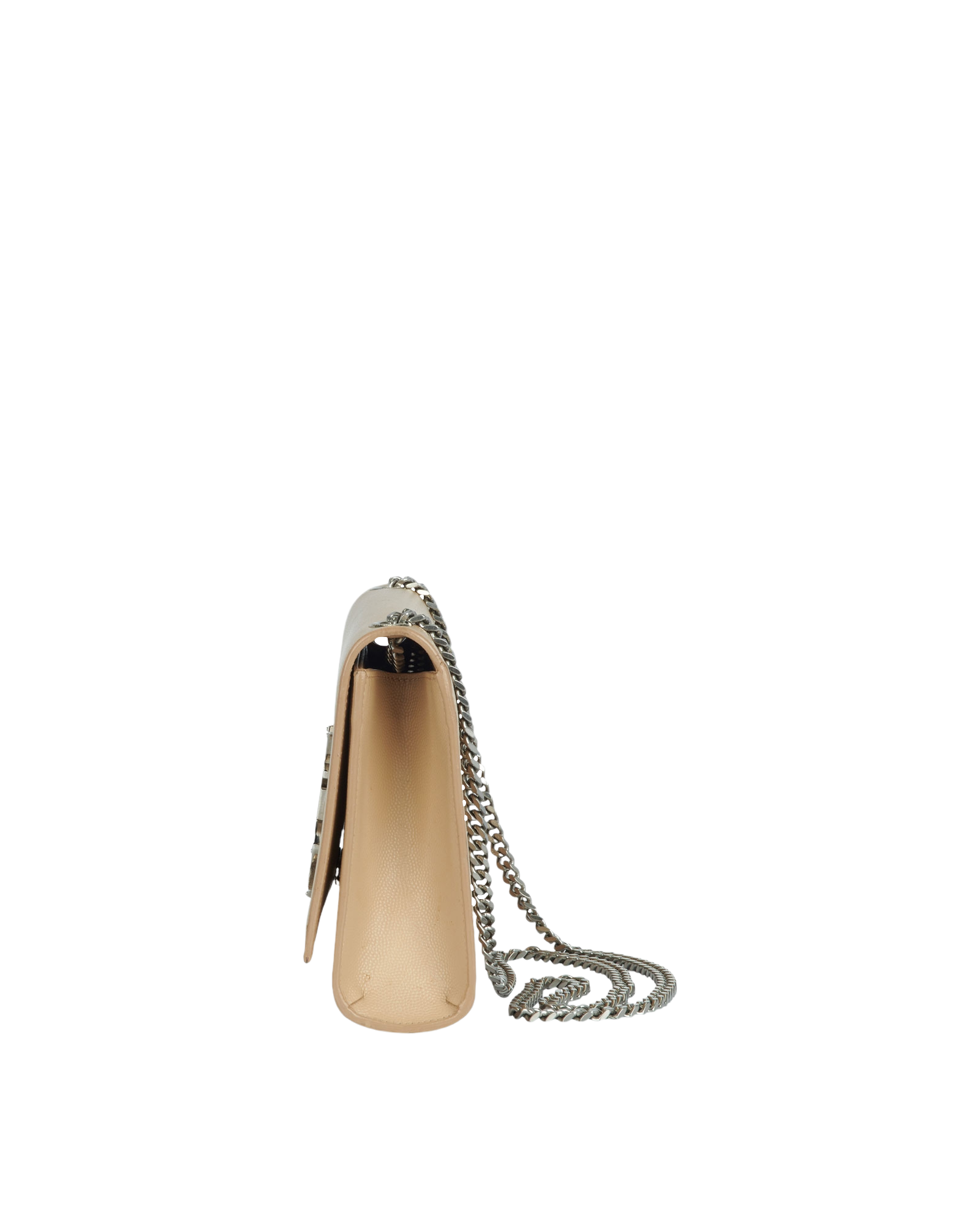 Kate Medium Shoulder Bag, &pound;950, Handbags, Beige, Leather, Side view